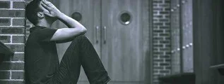 A broken-hearted and depressed man